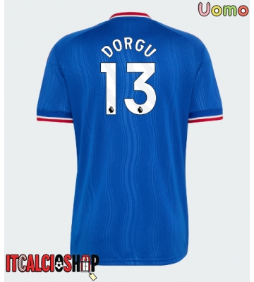 Manchester United Patrick Dorgu #13 Seconda Maglia 2026-27 Manica Corta